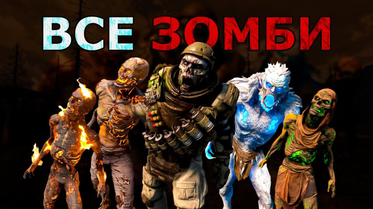 Все Виды Зомби в 7 Days to Die!