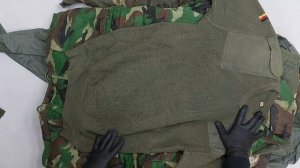 41563 Военная одежда микс, 9пак, Mix Army Clothing, секонд (extra) оптом
