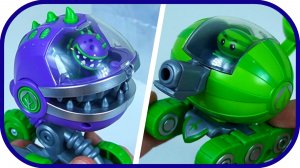 Трансформеры Растения против Зомби: Горохострел, Арбуз, Зубастик. Plants vs. Zombies. Роботы PvZ.