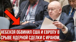 «Небензя — Западу: вы не просто нарушили право, вы потеряли моральное право голоса по Ирану»