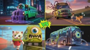 АВТОБУС ЛЮДОЕД В ТАЙЛС ХОП 🚌 Школьный Монстр Против Музыки | Monster School Bus Eater #197