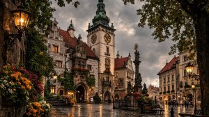 ⭐Чехия – Одна из самых красивых ренессансных площадей Богемии | Пардубице | 4K