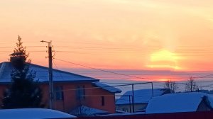 Весенний закат.