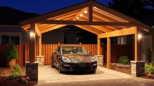 Навес для автомобиля