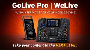 iCON GoLive Pro and WeLive | Portable Audio Interfaces for Livestreaming and Content Creation