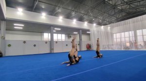 ТР 1 юношеский разряд, Митрова - Болотова - Иванкив, КСШОР, Комбинированное упражнение