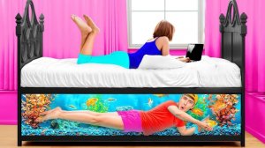 Я ПРЕВРАТИЛ СВОЮ КРОВАТЬ В АКВАРИУМ