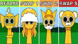 INCREDIBOX SPRUNKI: ВСЕ ПЕРСОНАЖИ 🔀 RETAKE В ПЕРЕМЕШКУ! 💫🌀