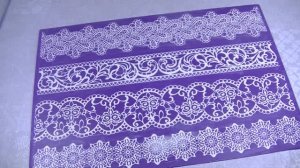 Мои новые кружева из монтажного клея .