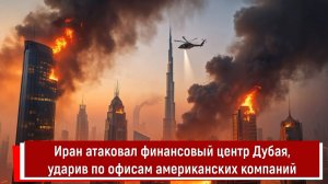 Иран атаковал финансовый центр Дубая, ударив по офисам американских компаний