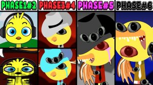 INCREDIBOX SPRUNKI 🐥 ВСЕ ФАЗЫ НОВОГО OC ✨ ПУЛЬЧИНО ПАО 🍞 ОТ 1️⃣ ДО 6️⃣ ФАЗЫ 🔥