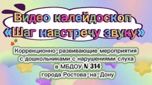 Видео-калейдоскоп "Шаг навстречу звуку"