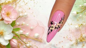 Весеннее вдохновение. Цветочный нейл-арт . МК