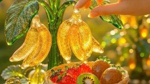 СОБИРАЕМ УРОЖАЙ СТЕКЛЯННЫХ ФРУКТОВ И ЯГОД 🍌 🍓 🥝!!! ХРУСТАЛЬНЫЕ ФРУКТЫ АСМР ВИДЕО! РЕАКЦИЯ! 😼😽🙀