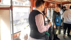 Владимир Волынкин в музыкальном трамвайчике. Пятигорск 08.03.2026 Рейс №2