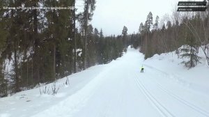 Ребёнок осваивает Дёминские спуски-2026_прямой спуск