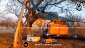 🇷🇺6 армия сожгли два НРТК вместе с припасами боевиков в районе н.п.Грушевка…