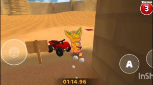 где находится все наклейки в пустыне в игре super bear adventure