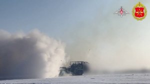 Боевая работа расчетов БПС и «Ураган» группировки войск «Север»