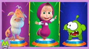 Маша против Ам Няма и Говорящего Бубы.Гонки Наперегонки для Мультгероев.Кто Круче