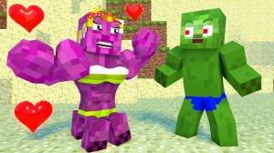 Девушка-крипер, влюбленная в Зомби. Майнкрафт Мультик