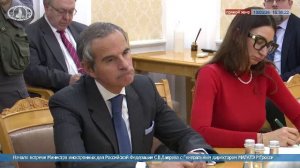 🔴 #ПрямойЭфир: Начало встречи С.В.Лаврова с Генеральным директором МАГАТЭ Р.Гросси