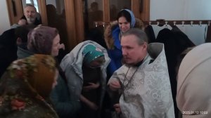 Поздравление Батюшки Сергея в Свято-Благовещенском Киржачском монастыре.