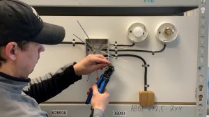 СХЕМА подключения ДВУХКЛАВИШНОГО выключателя.