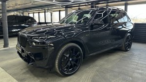 В продаже BMW X7 2025. Весь черный - внутри и снаружи. Краткий обзор #6409