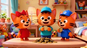 😸ТРИ КОТА: ФИНАНСЫ 1 ЧАСТЬ | Развивающий мультфильм для детей