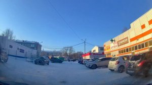 🚗 Движение по посёлку Боровский | 70mai Dash Cam Pro