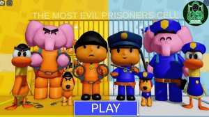 ЗАКЛЮЧЕННЫЕ ПОКОЙО против ПОЛИЦИИ ПОКОЙО в ПОБЕГЕ СЕМЬИ БАРРИ ИЗ ТЮРЬМЫ! #roblox #obby