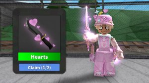 😱ОБЗОР НА ЭФФЕКТ HEARTS В ММ2!!!🎀 *красотааа*