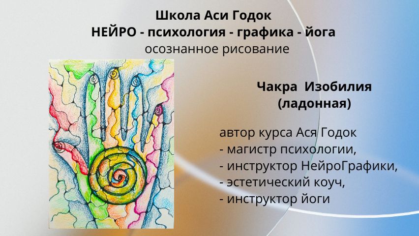 ЧАКРА ИЗОБИЛИЯ. Левая ладонь