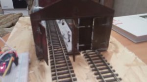 Работа ворот депо и стрелки под управлением Ардуино.