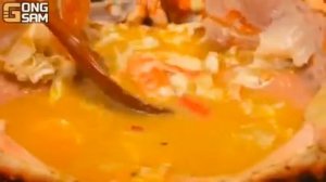 Мукбанг краб Еда на камеру