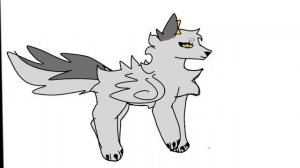 анимация хождения волфи :3 (я первый раз так смонтировала ноги)