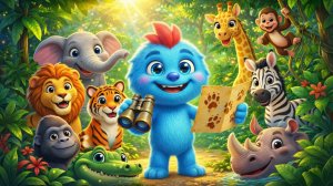 Приключение Тики в сафари! 🦁 10 диких животных для детей | Весёлый обучающий мультик