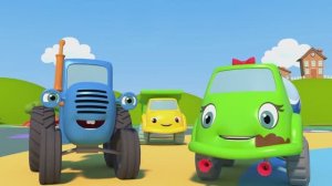 СИНИЙ ТРАКТОР на детской площадке - сборник серий без остановок