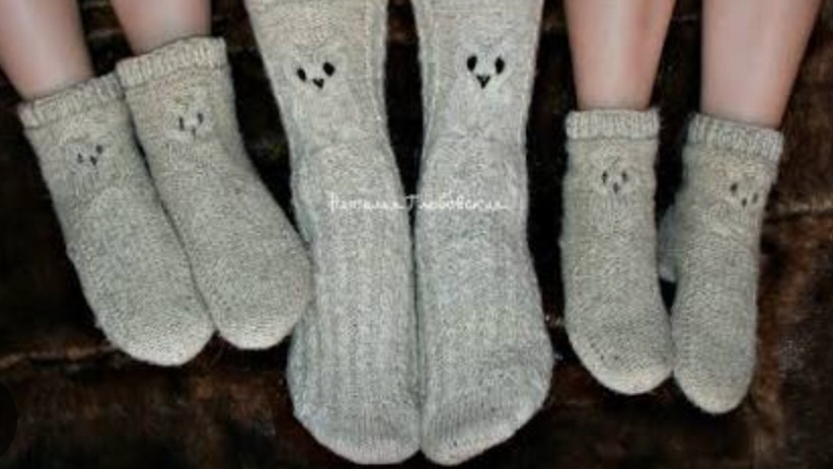 СП Свяжем носочки для Мамы и Дочки Итоги с Еленой Велиной