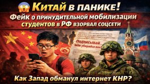 «Подписывай контракт или убирайся!»: Фейк Запада устроил хаос в Китае