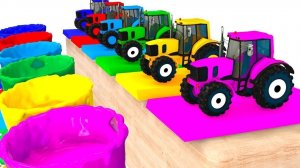 Раскрась шарики и спой песенку - Колеса на автобусе, десять в кровати - Детские стишки и песенки