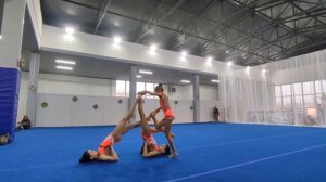 ТР 1 юношеский разряд, Николаева - Свинцова - Федотенко, КРСДМОО, Комбинированное упражнение