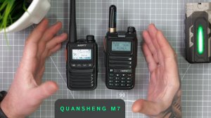 Quansheng M7. Одна из самых компактных DMR радиостанций