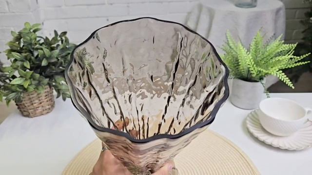 Декоративная ваза МИСТЕРИОЗО, стекло, 28 см, 1172211