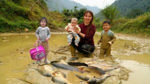 Сбор рыбы в пруду для продажи. Забираем брошенного ребенка, чтобы сообщить о нем в органы опеки.