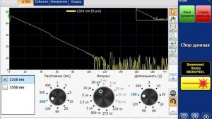 1310nm---125km. EXFO MAX-730C-SM1-EI-EUI-89. Рефлектометрия оптических волокон.