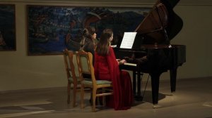Аренский. Элегия и Вальс для фортепиано в 4 руки. Исп. Кристина Кадникова - София Шендишевская