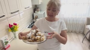 Очень вкусные рассыпчатые песочные рогалики//💁🌹