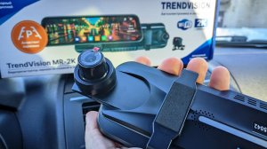 Обзор видеорегистратора-зеркала TrendVision MR-2K